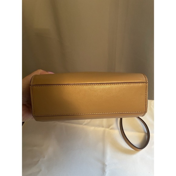 VOORT STUDIO Belgian Designer Mini Bag Sand Tan Purse Crossbody W Strap NEW $833 - Picture 2 of 16